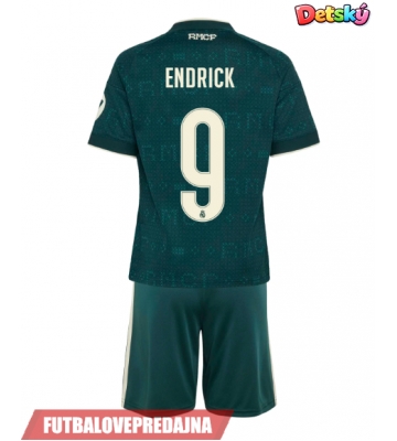 Lacne Dětský Futbalové dres Real Madrid Endrick #9 2026-27 Krátky Rukáv - Preč (+ trenírky)